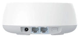 White mesh Wi-Fi satellite node