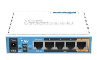 Compact white wireless networking device