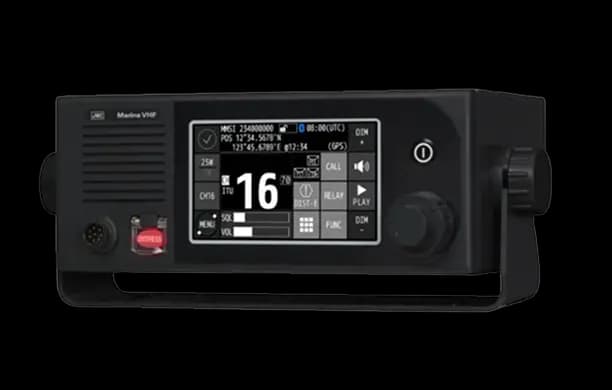 JRC marine VHF radio with digital display